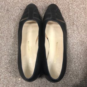 Black Strappy Toe Vintage Heel